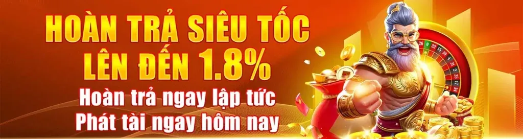 Hình ảnh khuyến mãi hoàn trả đá gà hàng ngày